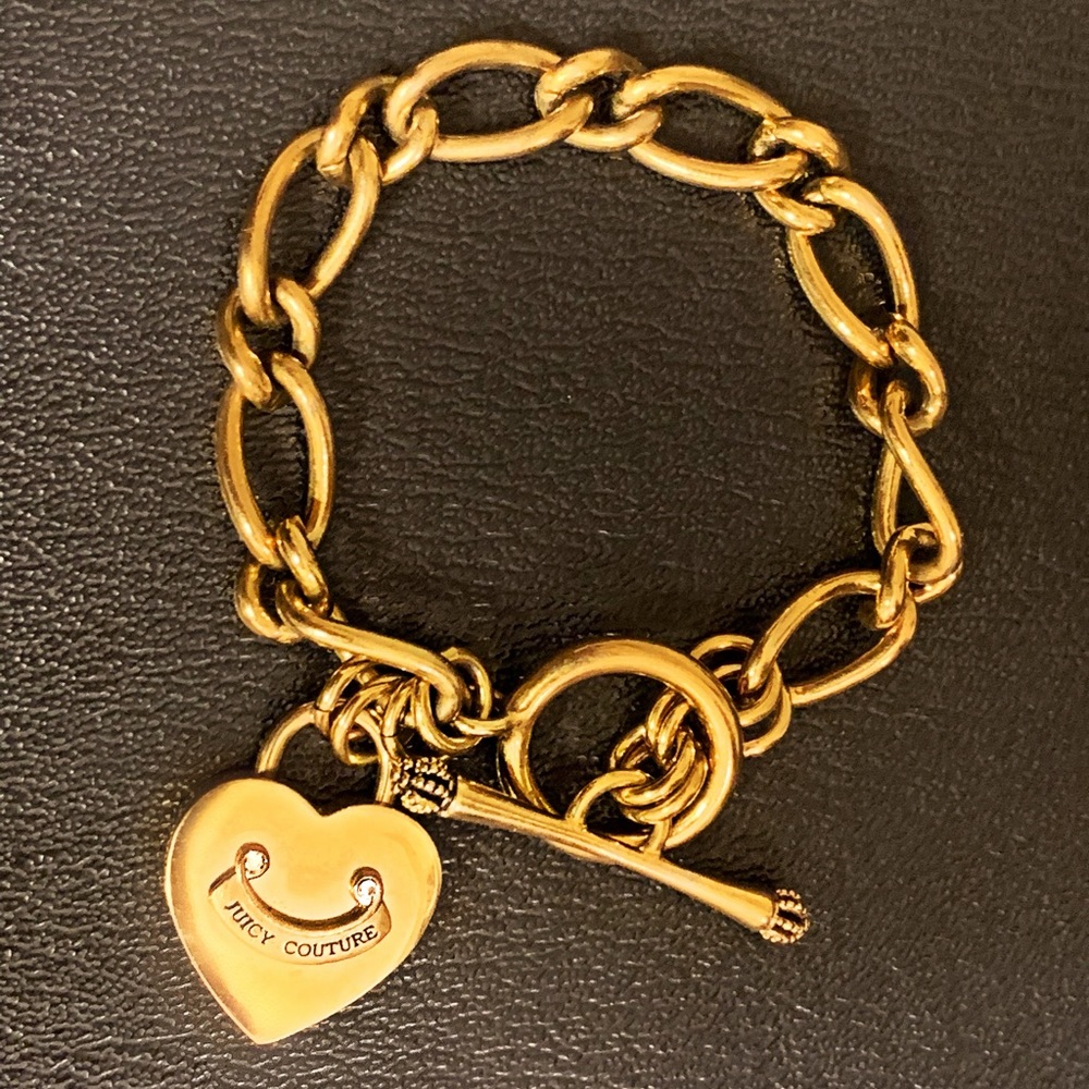 Juicy Couture Banner Heart Starter Bracelet